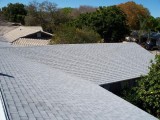 A reroof project in Whitby