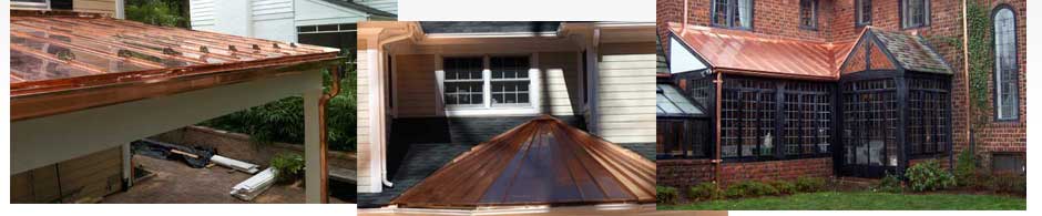 Copper roofing in Ajax, Whitby, Oshawa, Vaughan, Caledon, Bolton, Aurora, Newmarket